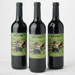Funny, Farm, Barn Wedding, Moonshine Wine Label