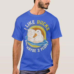 Funny Farm Bird Duck Lover Animal Farmer Duck  T-Shirt