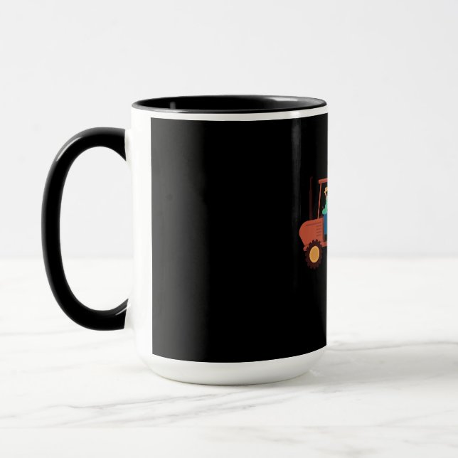 Funny Farm Life Design Mug (Left)