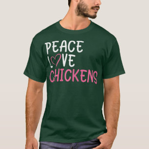 Funny Farm Lover Chickens Graphic for Women and Gi T-Shirt