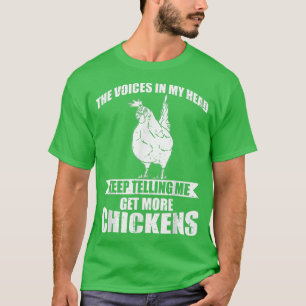Funny Farmer Animal Get More Chickens T-Shirt