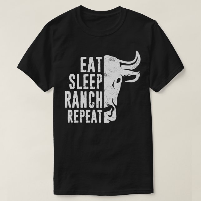 Funny Farming Dairy Farmer Cattle Rancher Gift Dis T-Shirt (Design Front)