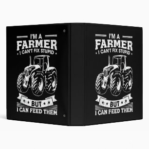 Funny Farming Tractor I'm A Farmer I Feed People Binder