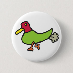Funny Farting Duck 2 Inch Round Button