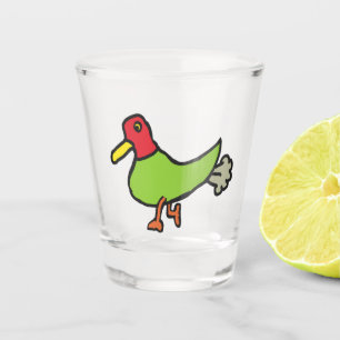 Funny Farting Duck Shot Glass