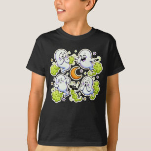 Funny Farting Ghosts Boys’ Halloween T-Shirt