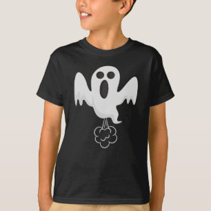Funny Farting Halloween Ghost T-Shirt