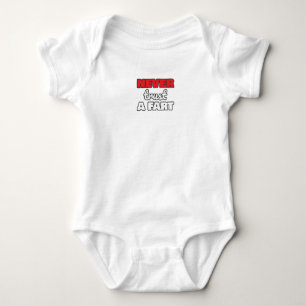 Funny Farts Never Trust a Fart Father Dad Baby Bodysuit