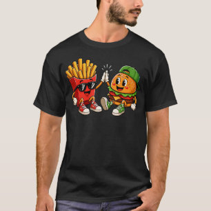 Funny Fast Food Bestfriends Burger And French T-Shirt