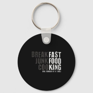 Funny Fast Food Lovers Gift For Foodie Fans And Ad Keychain