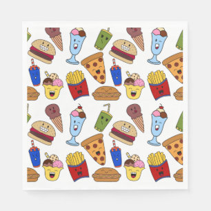 Funny Fast Food Paper Nspkins Napkin