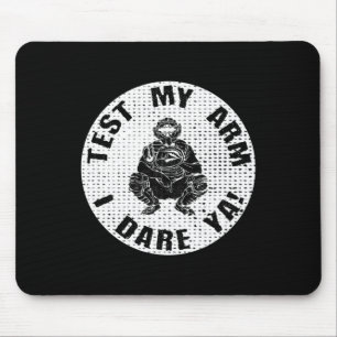Funny Fastpitch Softll Catcher Mouse Pad