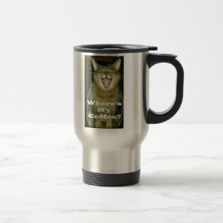 Funny Fat Cat Travel Mug