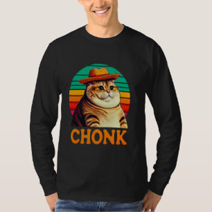 Funny Fat Cats Meme, Chonk Cat Cat lover Gift T-Shirt