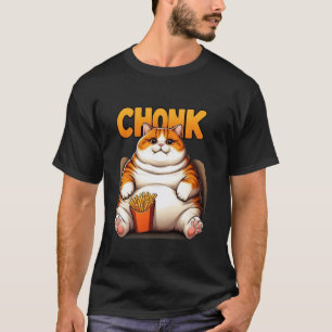 Funny Fat Cats Meme, Chonk Cat Cat lover T-Shirt