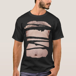 Funny Father Dad Body Belly Torn Ripped Halloween T-Shirt