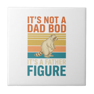 Funny Father Figure Raccoon Vintage Shirt Design_1 Tile