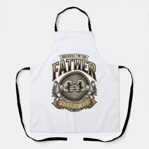 Funny Father Fist Bump Vintage Engraving Shirt Des Apron