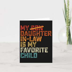 Funny Father In Law Tee Gifts From Daughter In Law Card