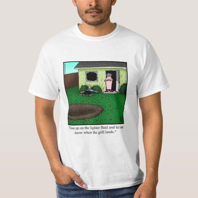 Funny Father’s Day  “Grill Master” T-Shirt (Front)