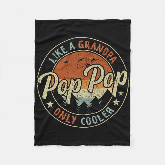Funny Father&# s Day Video Game Dad  Fleece Blanket (Front)