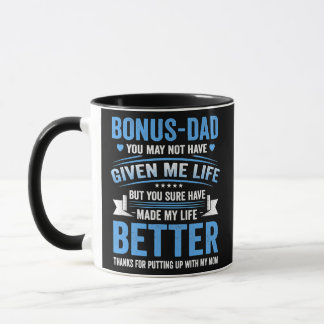 Funny Father's Day Bonus Dad Gift From Daughter Mug