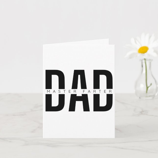 funny fathers day card (Small Plant)