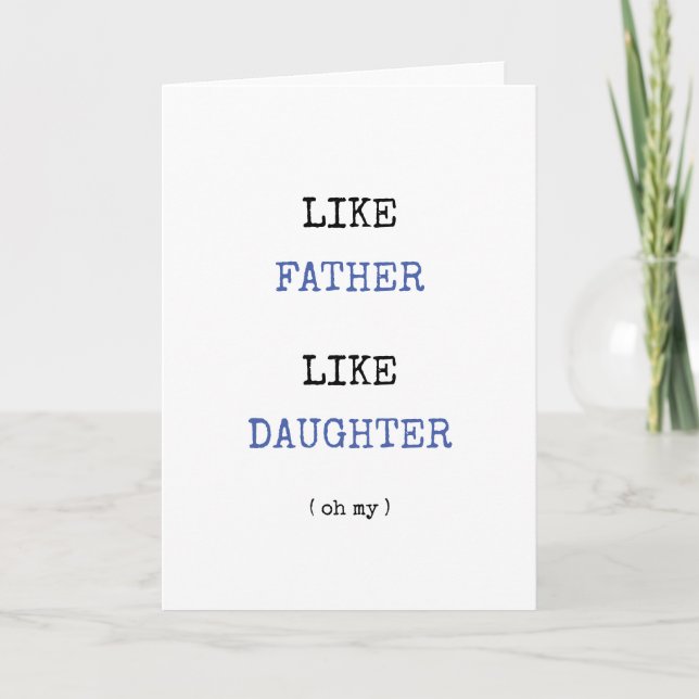 Funny Father's Day card (Front)