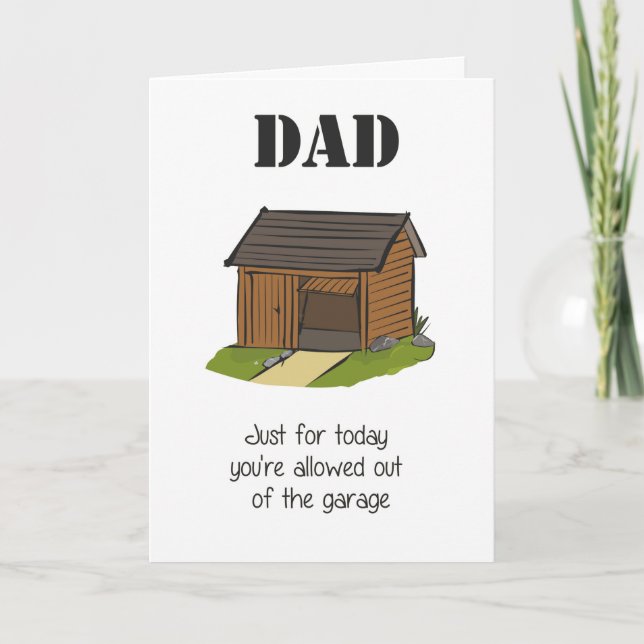 Funny fathers day card (Front)