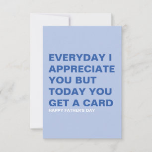 Funny Father's Day Card for Him & Dad