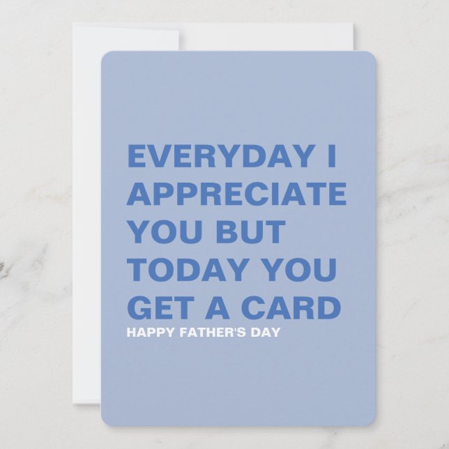 Funny Father's Day Card for Him & Dad (Front)