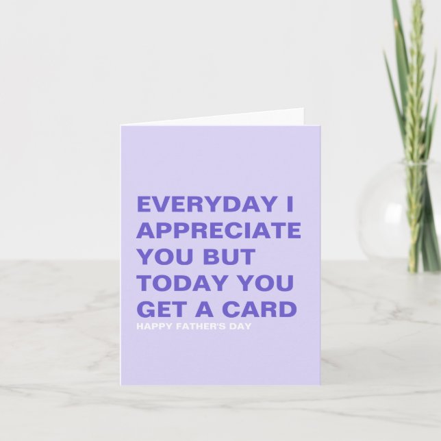 Funny Father's Day Card for Him & Dad (Front)