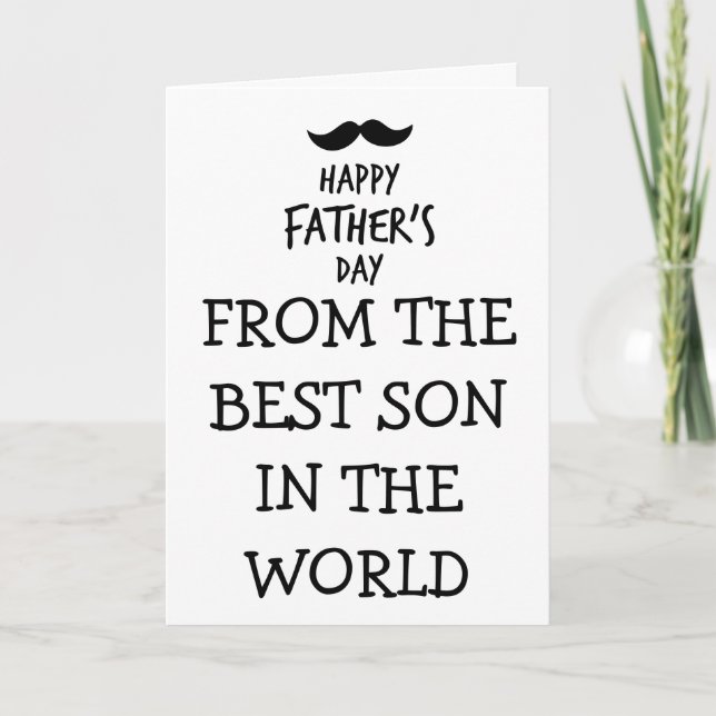 Funny Father's Day Card from Son (Front)