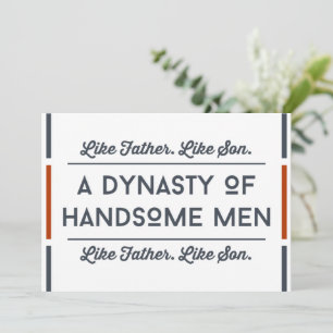 Funny fathers day cards from Son