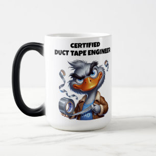Funny Father's Day Dad Definition Wrap Magic Mug