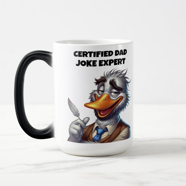 Funny Father's Day Dad Definition Wrap Magic Mug (Left)