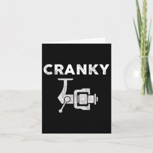 Funny Fathers Day Fishing Shirt For Men Cranky Fis Card