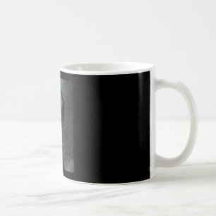 Funny fathers day ghost heart hands scary face coffee mug
