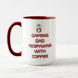 Funny Father's Day Gift for Gamer Dads Mug