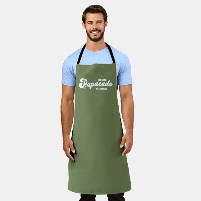 Funny Fathers day gift for new dad Apron (Worn)