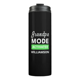 Funny Fathers day gift for New Grandpa Thermal Tumbler