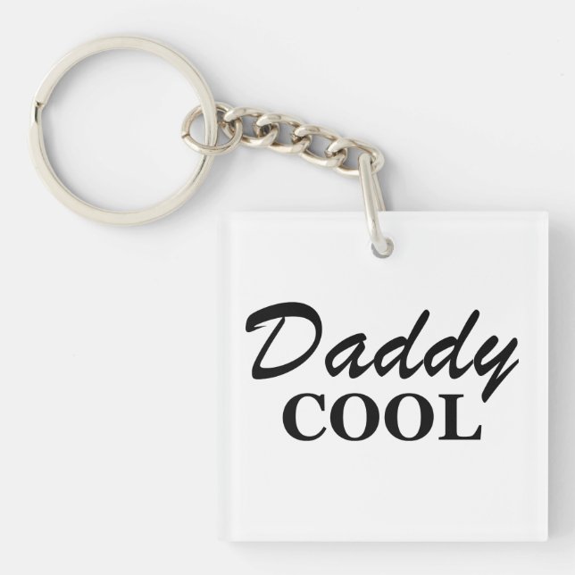 Funny fathers day gift keychain (Front)
