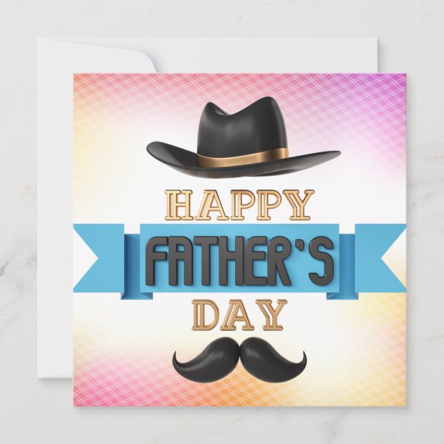 Funny Fathers Day Holiday Card (Front)