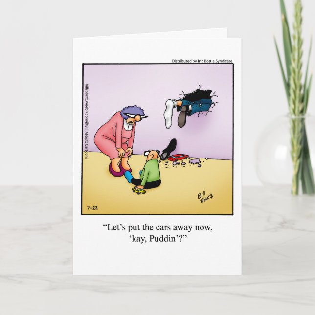 Funny Father's Day Humour Card (Front)