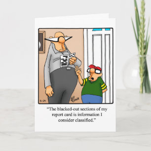 Funny Father's Day Humour Greeting Card