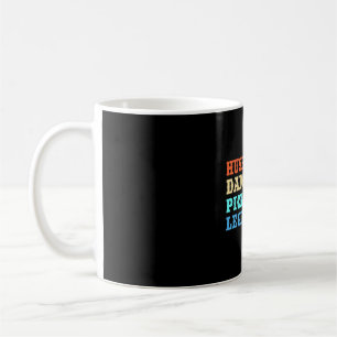Funny Fathers Day Husband Dad Pickleball Legend Coffee Mug