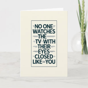 Funny Fathers Day Lines Card