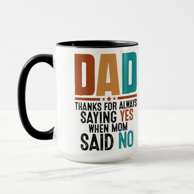Funny Father's Day Mug - Real MVP of Parenting (Left)