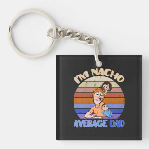 Funny father's day personalized keychain