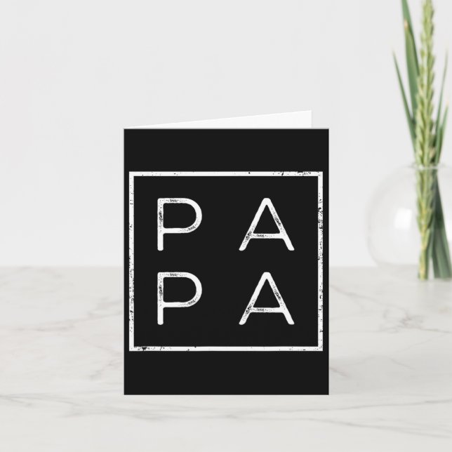Funny Fathers Day Present For Dad  Card (Front)